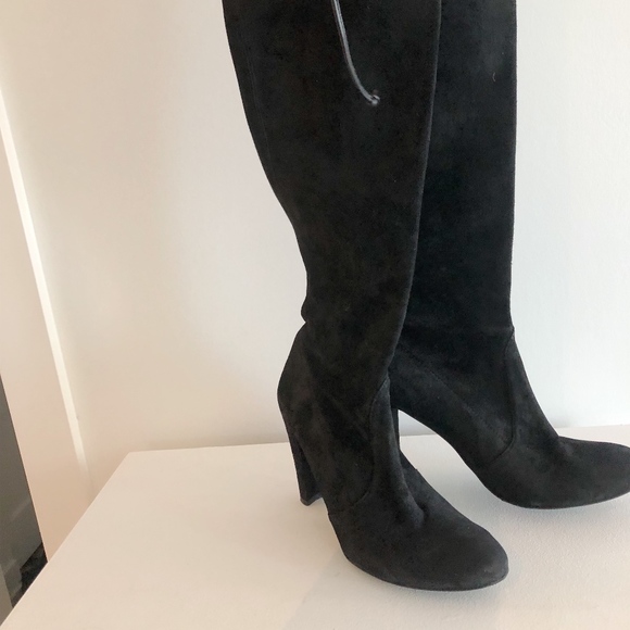 Stuart Weitzman Highland Over the Knee Black 8 - Picture 2 of 6